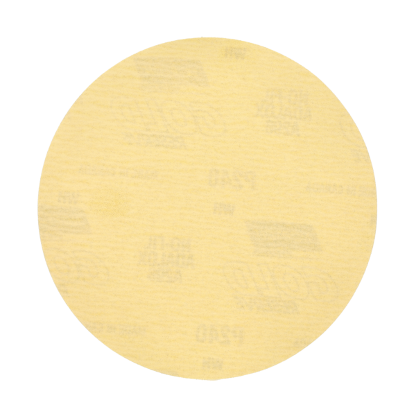 6 IN. GOLD RESERVE NO-FIL NORGRIP PAPER H&L DISC P240 GRIT A296