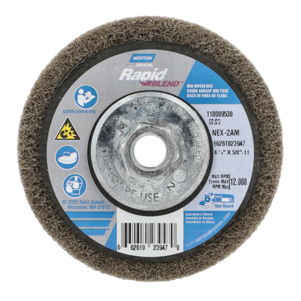 4-1/2 X 5/8-11 IN. BEAR-TEX RAPID BLEND NON-WOVEN DISC MEDIUM GRIT